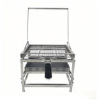 Adjustable Rotating Charcoal Grill | Outdoor BBQ Grill