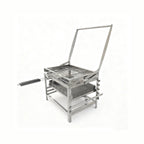 Adjustable Rotating Charcoal Grill | Outdoor BBQ Grill