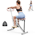 2-in-1 Squat Row Trainer, Adjustable Intensity Leg Glute Machine for Women | Summervibes
