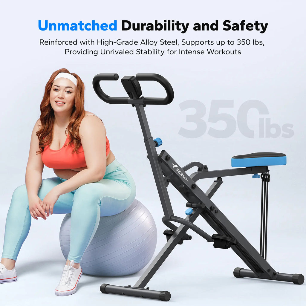2-in-1 Squat Row Trainer, Adjustable Intensity Leg Glute Machine for Women | Summervibes