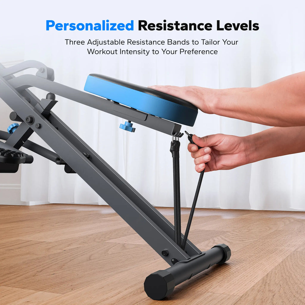 2-in-1 Squat Row Trainer, Adjustable Intensity Leg Glute Machine for Women | Summervibes
