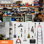 Assorted Heavy Steel Garage Hooks, Space Saving Tool Storage Accessories for Men