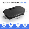 Lymphatic Drainage Vibration Plate | 400LBS Home Gym Fitness Machine