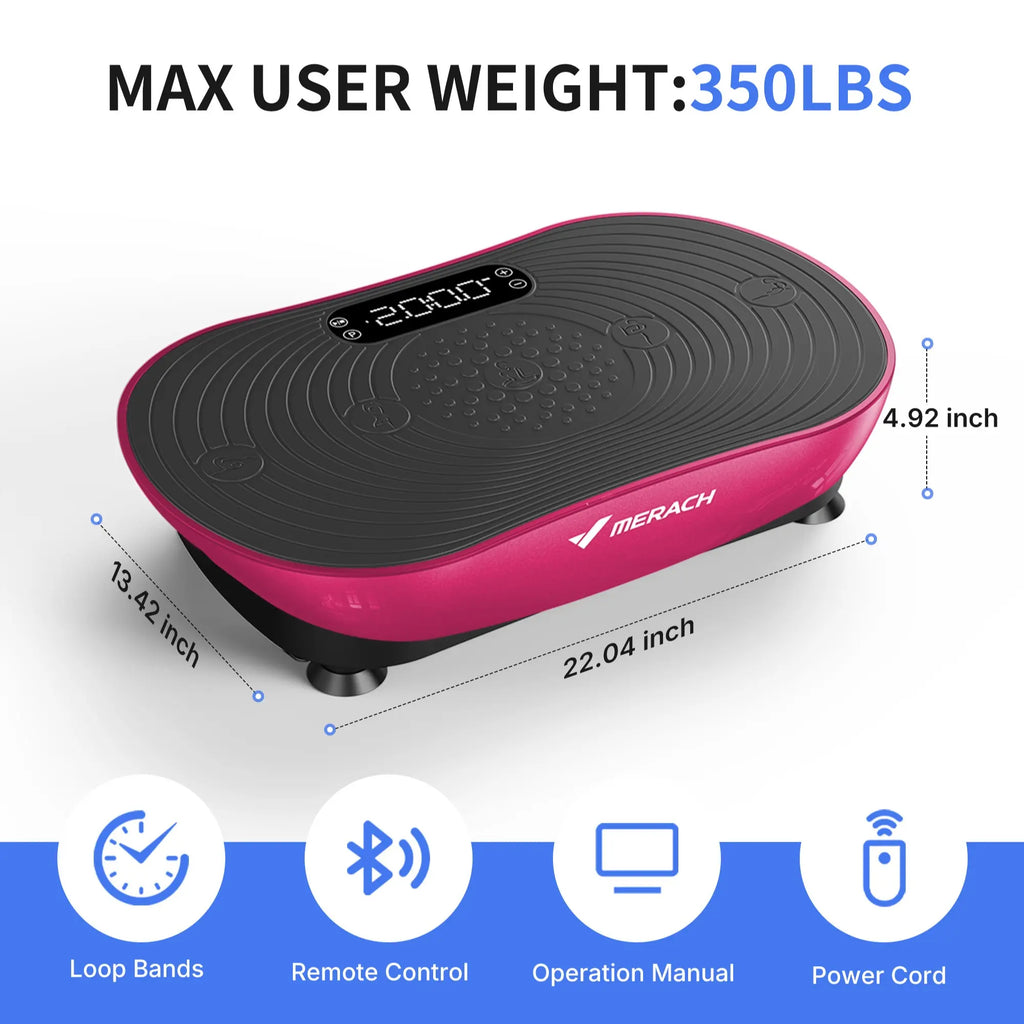 Lymphatic Drainage Vibration Plate | 400LBS Home Gym Fitness Machine