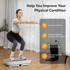 Lymphatic Drainage Vibration Plate | 400LBS Home Gym Fitness Machine