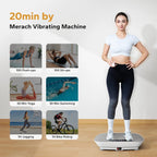Lymphatic Drainage Vibration Plate | 400LBS Home Gym Fitness Machine